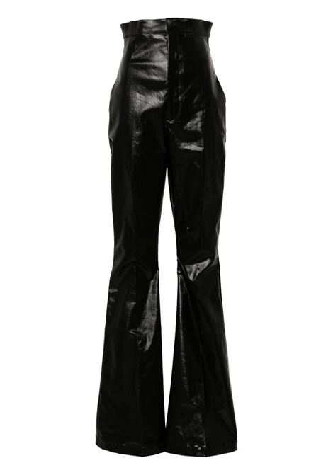 Pantaloni Dirt Bolan in nero di Rick Owens - donna